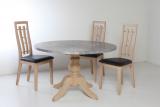 Pieds de table central Pied de table central noyer - Pied de table central PTC200 noyer